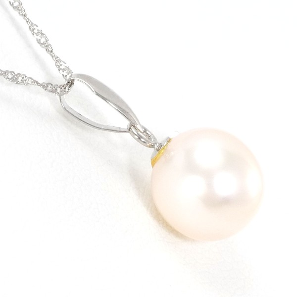 PT900 プラチナ PT850 ネックレス パール(真珠) 約42cm ジュエリー 中古 PT900 プラチナ PT850 ネックレス パール(真珠) 約42cm ジュエリー 中古