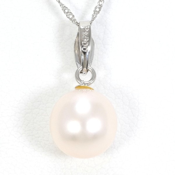 PT900 プラチナ PT850 ネックレス パール(真珠) 約42cm ジュエリー 中古 PT900 プラチナ PT850 ネックレス パール(真珠) 約42cm ジュエリー 中古