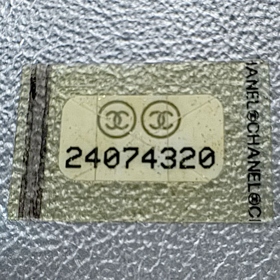 シャネル CHANEL ショルダーバッグ マトラッセ キャビアスキンレザー シルバー レディース z3224