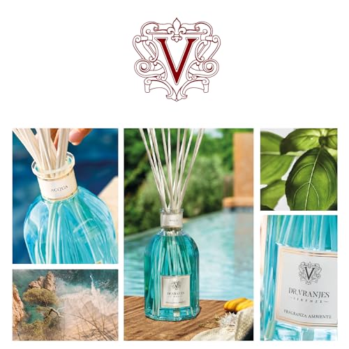 【直営】DR. VRANJES ドットール・ヴラニエス ACQUAアクアディフューザー リフィル500ml＋スティック付き ルームフレグランス エレガントなオリジナルショッピングバッグ付き メイ