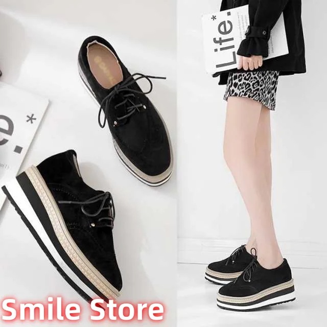 韓国 通学 ウェッジソール 厚底 マット感 学生 厚底スニーカー 黒 オックスフォードシューズ レースアップ レディース オックスフォード ベージュ シューズ インヒールスニーカー 韓国 通学 ウェッジソール 厚底 マット感 学生 厚底スニーカー 黒 オックスフォードシューズ レースアップ レディース オックスフォード ベージュ シューズ インヒールスニーカー