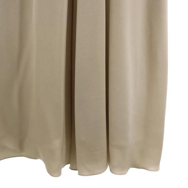 シルクブレンド ノースリーブ ワンピース 38 ベージュ レディース シルクブレンド ノースリーブ ワンピース 38 ベージュ レディース