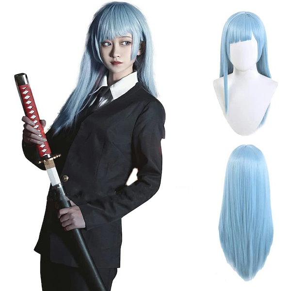 Qoo10] カスミ 耐熱コスプレウィッグ 呪術廻戦 三輪霞（