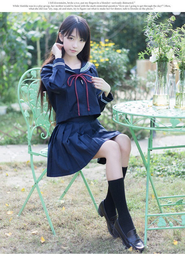 10月中旬 はるの セーラー服 セーラー服上下夏＜W64-58：165A＞(B052)制服/中古 - セーラー