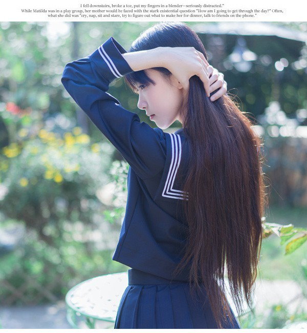 Qoo10] セーラー服 春夏秋 女子高校生 制服清純