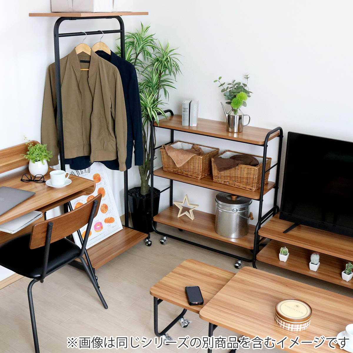 ハンガーラック キャスター付 Sled 幅60cm ハンガーラック キャスター付 Sled 幅60cm