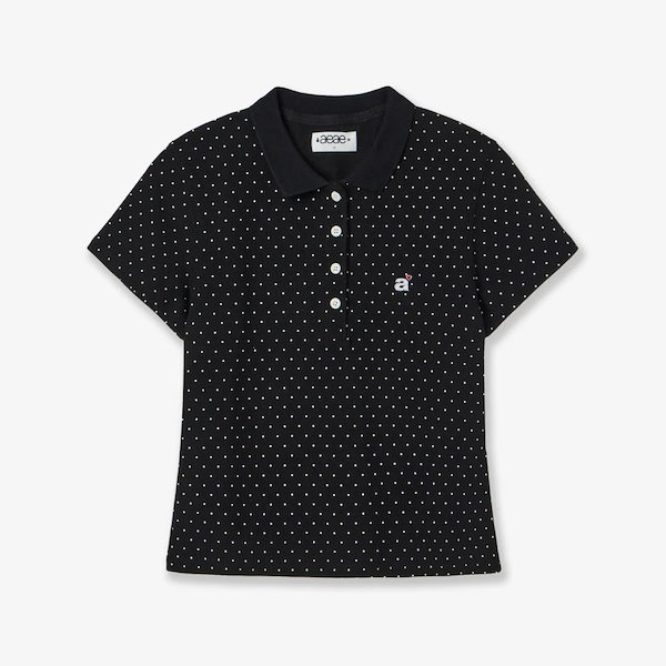 【AEAE】DOT PK T-SHIRTS★ベイビーモンスター アヒョン着用 Qoo10] aeae BABYMONSTER アヒョン着用 D