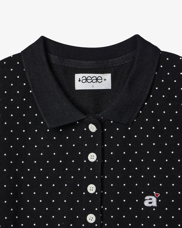 【AEAE】DOT PK T-SHIRTS★ベイビーモンスター アヒョン着用 Qoo10] aeae BABYMONSTER アヒョン着用 D