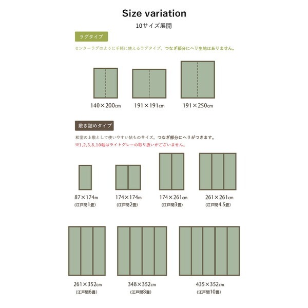 1050980302303 国産 い草ラグ カーペット ブロック調 おしゃれ シンプル クッション性 ライトグレー 約140×200cm メーカー直送 1050980302303 国産 い草ラグ カーペット ブロック調 おしゃれ シンプル クッション性 ライトグレー 約140×200cm メーカー直送