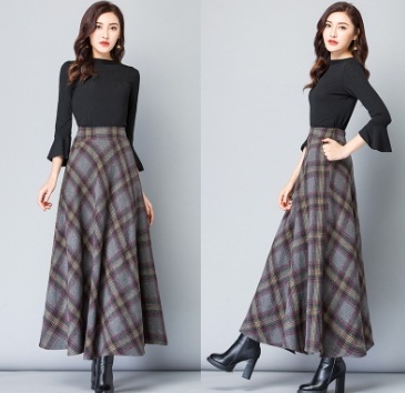 デート モテコーデ スカート フレアスカート 膝下 ロング ロング丈 フレア Aライン かわいい 可愛い きれいめ シンプル カジュアル 上品 おしゃれ お洒落 レトロ 可愛い 女子