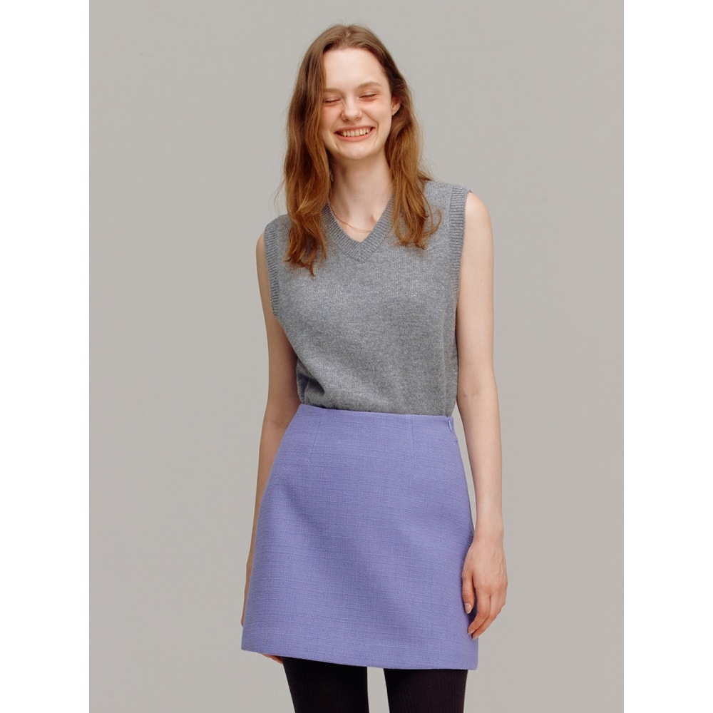 AND YOU エッセン Aラインミニスカート (Pink Purple) AND YOU エッセン Aラインミニスカート (Pink Purple)