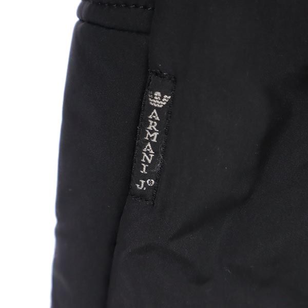 アルマーニジーンズ 長袖 中綿コート I 38 ブラック ARMANI