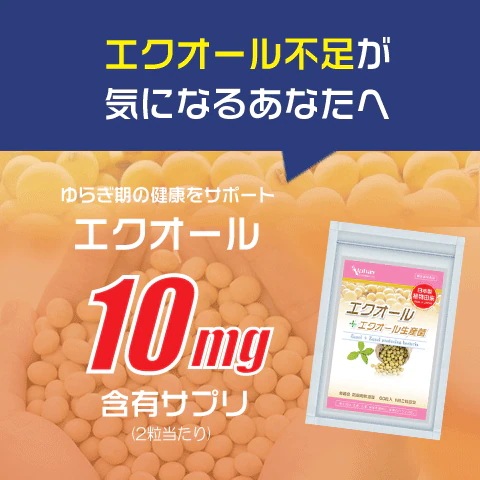 エクオール 10mg配合 エクオール産生菌 サプリ お得な5袋セット+1袋プレゼント180日分 エクオール 10mg配合 エクオール産生菌 サプリ お得な5袋セット+1袋プレゼント180日分