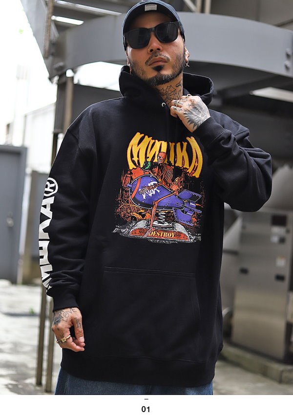 Qoo10] ミシカ MISHKA パーカー ブランド スケボ