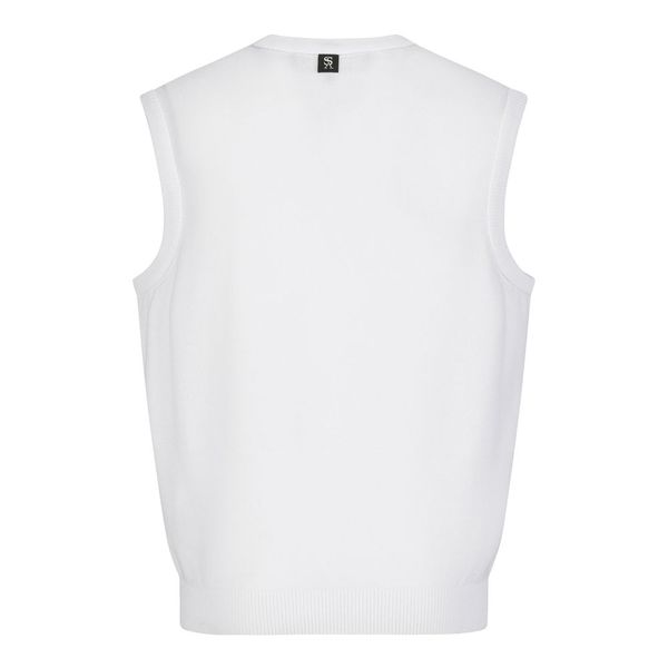 (St Andrews) メンズシンボルウーブンミックスニットベスト (St Andrews) メンズシンボルウーブンミックスニットベスト