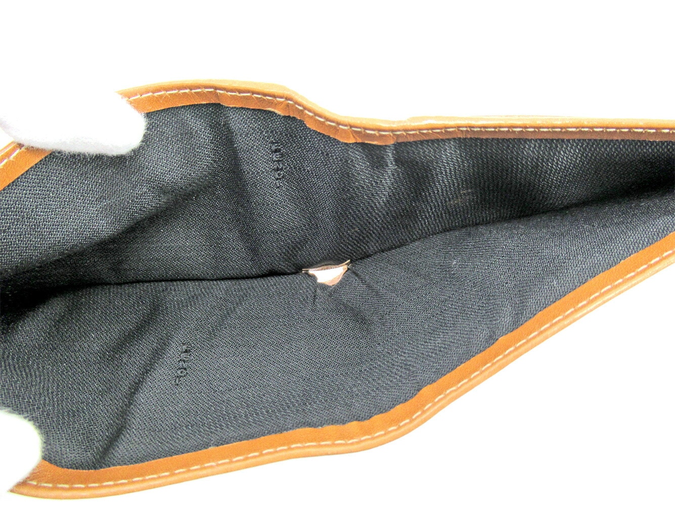 二つ折り財布 ペカン ベージュ ブラック レディース 中古 二つ折り財布 ペカン ベージュ ブラック レディース 中古