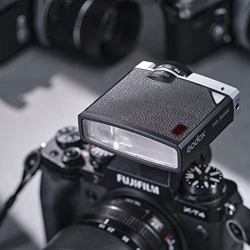 Godox Lux Junior レトロ カメラフラッシュ クリップオンストロボ GN12 6000K 焦点距離28mm スピードライト Sony Canon Nikon Fuji Olympus に Godox Lux Junior レトロ カメラフラッシュ クリップオンストロボ GN12 6000K 焦点距離28mm スピードライト Sony Canon Nikon Fuji Olympus に