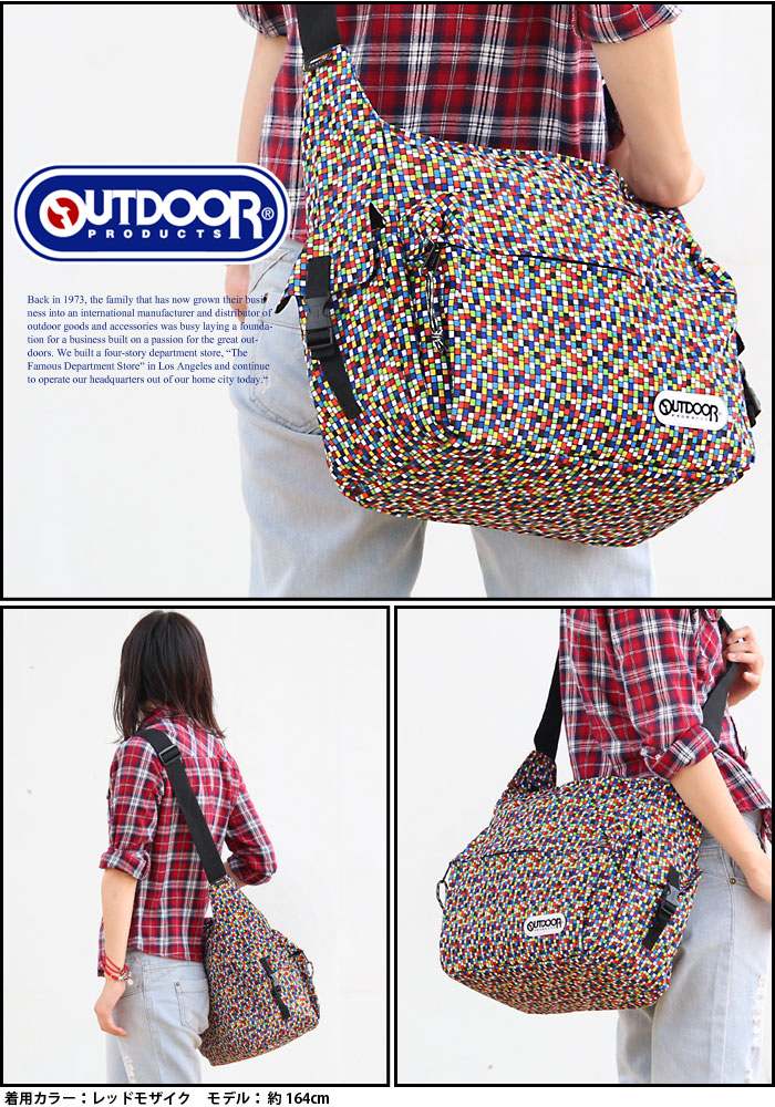 ショルダーバッグ OUTDOOR PRODUCTS アウトドア ショルダー バッグ 斜め掛け 男女兼用 男性 女性 おしゃれ