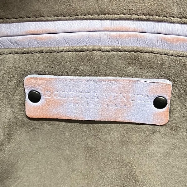 ボッテガ・ヴェネタ イントレチャート レザー パイソン バッグ ショルダーバッグ 【中古】 ボッテガ・ヴェネタ イントレチャート レザー パイソン バッグ ショルダーバッグ 【中古】