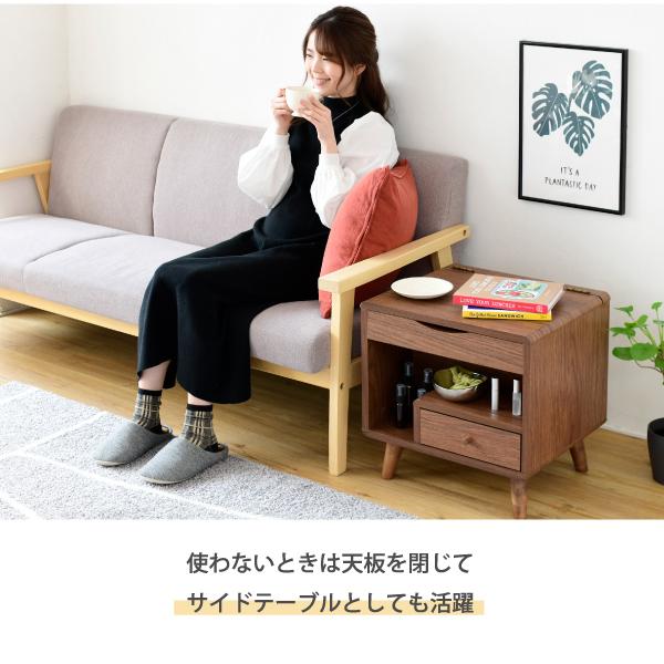 ドレッサー 鏡 ミラー 収納スペース 大容量 引き出し テーブル デスク 机 コンパクト 省スペース 小さい ミニ かわいい おしゃれ 収納 棚 木目 北欧 1人暮らし