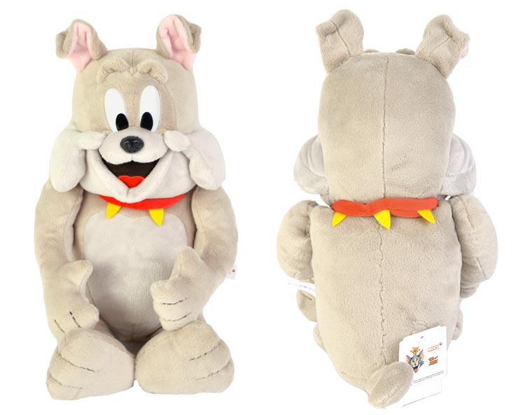 トムとジェリー ぬいぐるみ スパイク キャラクター グッズ かわいい トム＆ジェリー かわいい おすわり 40cm 灰色 グレー 誕生日 クリスマス プレゼント ギフト