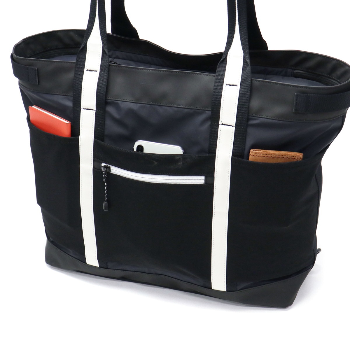 正規取扱店 メンズ レディース 大きめ ファスナー付き ブランド 大容量 軽量 軽い ナイロンA4 B4 A-01 DELIGHT 2way tote bag 88-W-5051