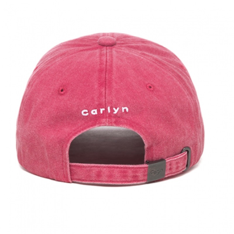 キャロリンニューロゴウォッシュキャップレッド_J74104010R キャロリンニューロゴウォッシュキャップレッド_J74104010R