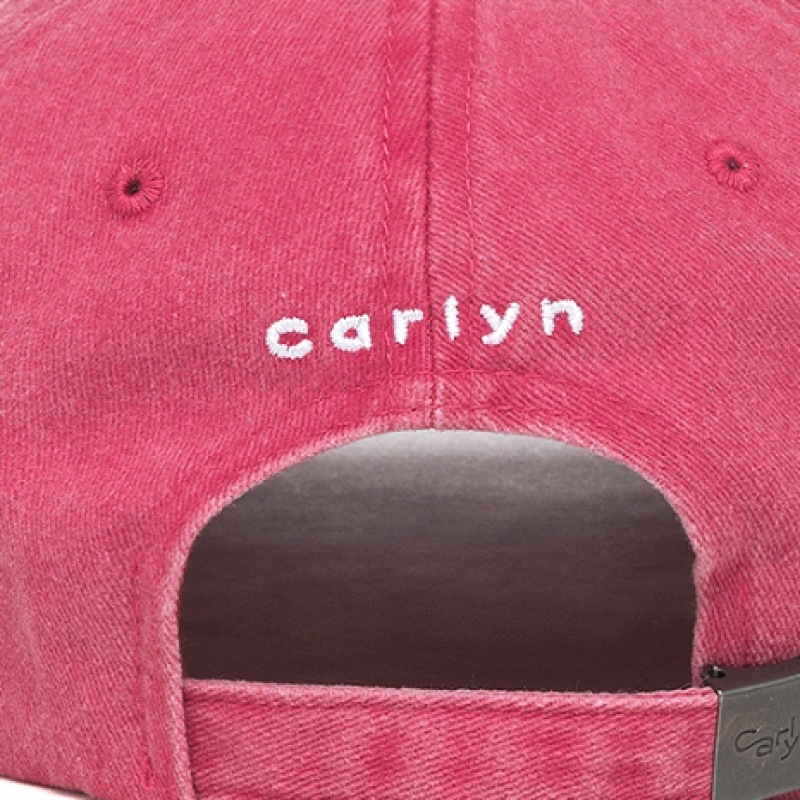 キャロリンニューロゴウォッシュキャップレッド_J74104010R キャロリンニューロゴウォッシュキャップレッド_J74104010R