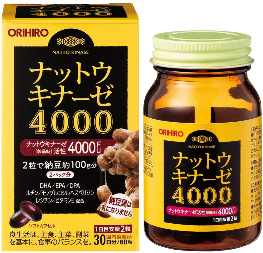 オリヒロ ナットウキナーゼ4000 X６個セット