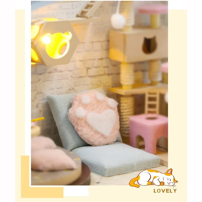 ドールハウス ミニチュアハウス 洋風 手作りキット DIY セット 風情のある シリーズ 初心者向け おもちゃ カバー クリスマス プレゼント ギフト 誕生日