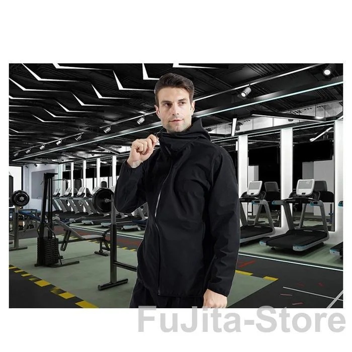 サウナスーツ メンズ 上下セット ダイエット トレーニング スポーツ ジムウェア プ ランニングウェア 減量着 強力発汗 スポーツウェア 部屋着