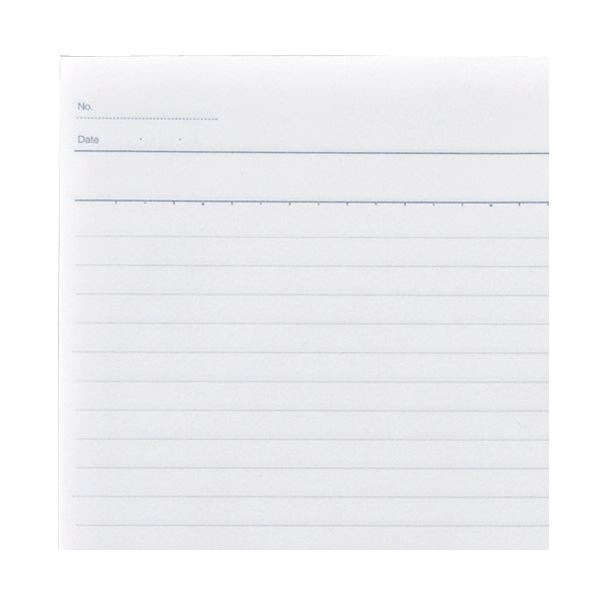 （まとめ）TANOSEE ノートブック セミB5 B罫6mm 50枚 ブルー 1冊 [x50セット]