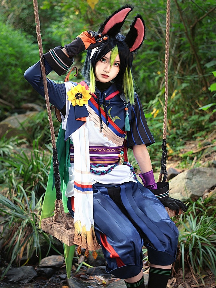新品 未使用】原神(Genshin)ティナリ Tighnari コスプレ衣装 新品 未使用】原神(Genshin)ティナリ Tighnari コスプレ衣装