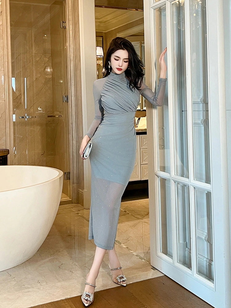 チュール シワデザイン 透明 タイトワンピース パーティードレス キャバ 着痩せ 大人 同窓会 披露宴 卒業式 結婚式 演奏会 ウェディング 二次会 発表会 チュール シワデザイン 透明 タイトワンピース パーティードレス キャバ 着痩せ 大人 同窓会 披露宴 卒業式 結婚式 演奏会 ウェディング 二次会 発表会