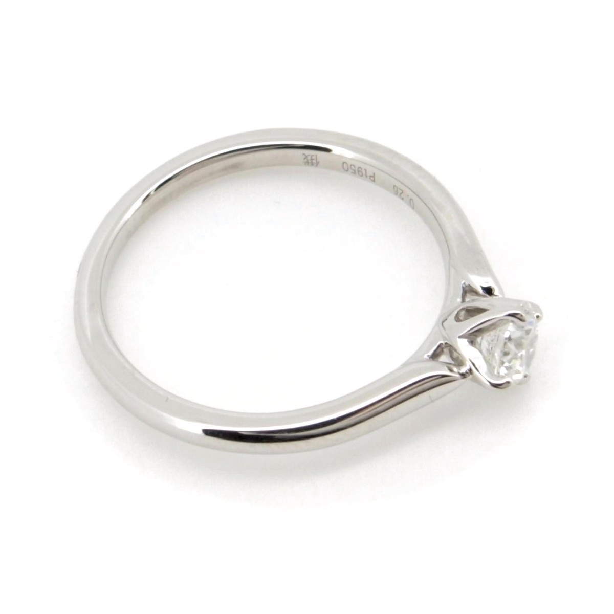 ダイヤモンドリング 指輪 0.26ct 9号 PT950(プラチナ)