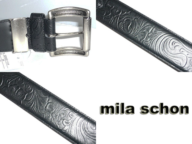 mila schon ミラショーン 幅広 牛革ベルト 32402-114 ikt02 mila schon ミラショーン 幅広 牛革ベルト 32402-114 ikt02