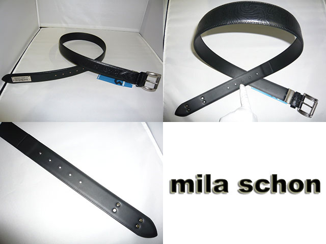 mila schon ミラショーン 幅広 牛革ベルト 32402-114 ikt02 mila schon ミラショーン 幅広 牛革ベルト 32402-114 ikt02