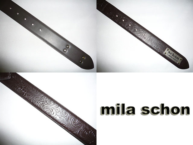 mila schon ミラショーン 幅広 牛革ベルト 32402-114 ikt02 mila schon ミラショーン 幅広 牛革ベルト 32402-114 ikt02
