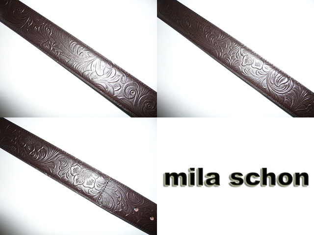 mila schon ミラショーン 幅広 牛革ベルト 32402-114 ikt02 mila schon ミラショーン 幅広 牛革ベルト 32402-114 ikt02