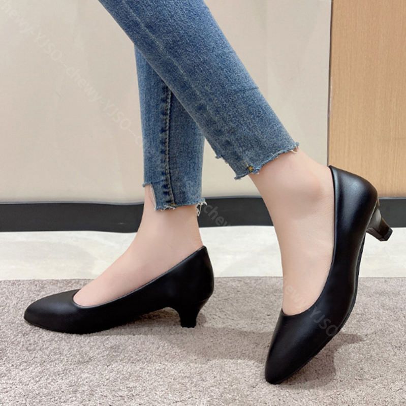 300円OFFクーポン スクエアトゥ ヒール6cm PUレザー レディース 美脚 オフィス カジュアル 就活 リクルート 美脚 冠婚葬祭 ビジネス 仕事 簡単に履ける パンプス ポインテッドトゥ パン