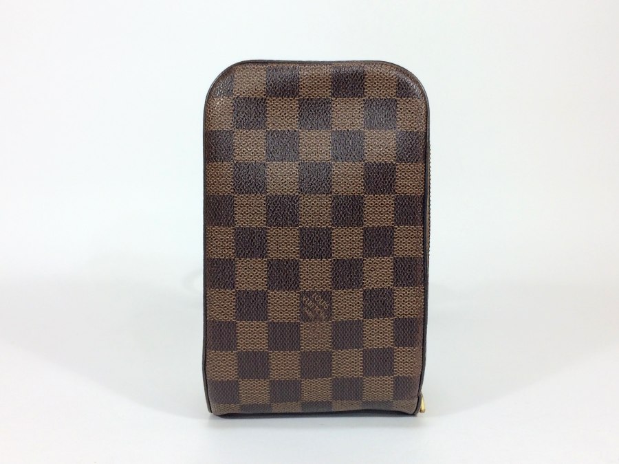 ダミエパターン ボディバッグ ブラウン ダミエ柄 ボディバッグ