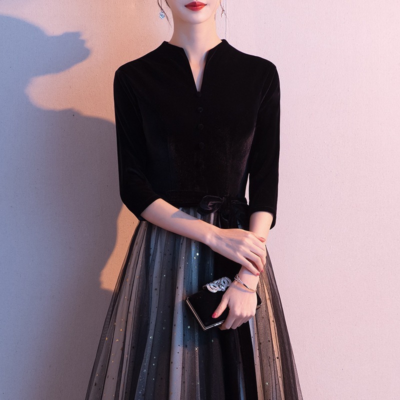 パーティードレス レス 結婚式 服装 ワンピース ファッション フォーマル服 二次会