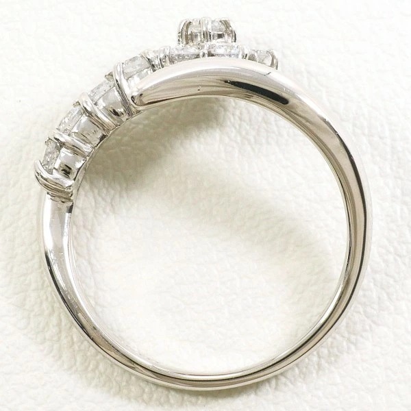 PT900 プラチナ リング 指輪 10号 ダイヤ 0.50 総重量約5.4g ジュエリー 中古 PT900 プラチナ リング 指輪 10号 ダイヤ 0.50 総重量約5.4g ジュエリー 中古