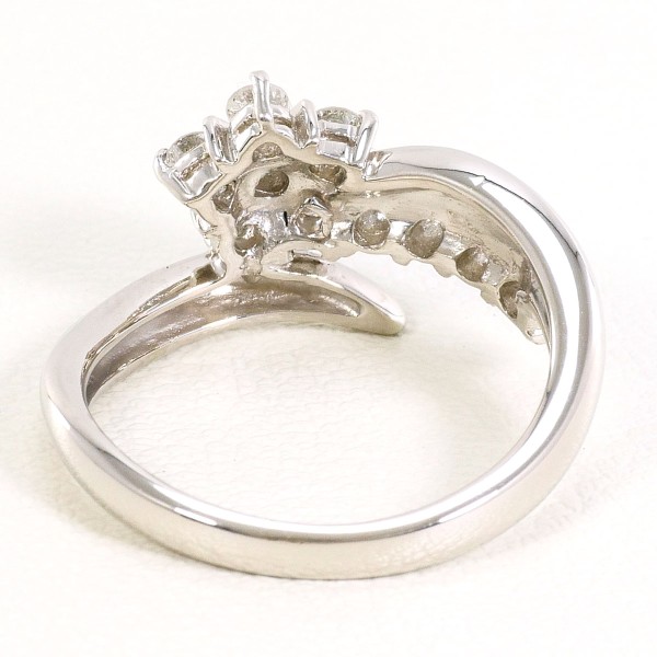 PT900 プラチナ リング 指輪 10号 ダイヤ 0.50 総重量約5.4g ジュエリー 中古 PT900 プラチナ リング 指輪 10号 ダイヤ 0.50 総重量約5.4g ジュエリー 中古