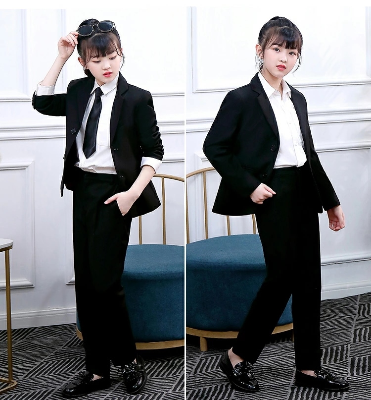【TIME HOLDER】子供 入学式 スーツ 卒業 女の子 子供服 卒園 入学式 パンツスーツ キッズ スーツ ジュニア 子供 フォーマル スーツ 小学校 高校生 卒業式 スーツ セットアップ 七五