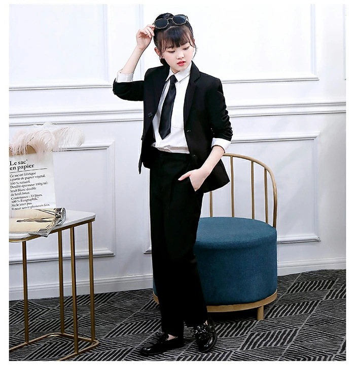 【TIME HOLDER】子供 入学式 スーツ 卒業 女の子 子供服 卒園 入学式 パンツスーツ キッズ スーツ ジュニア 子供 フォーマル スーツ 小学校 高校生 卒業式 スーツ セットアップ 七五