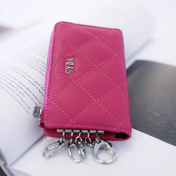 gyda キーケース　キルティング　ピンク Qoo10] ジェイダ GYDA(ジェイダ) キーケース キルテ