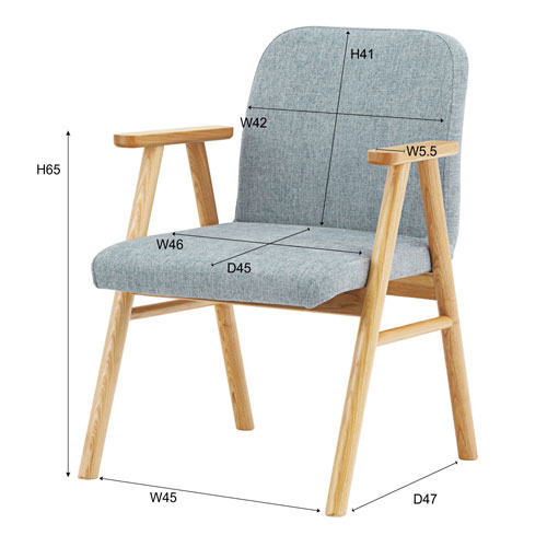 NOC-22DGY 椅子 イス ＮＯ : 家具・インテリア : 東谷 ダイニングチェア 100%新品