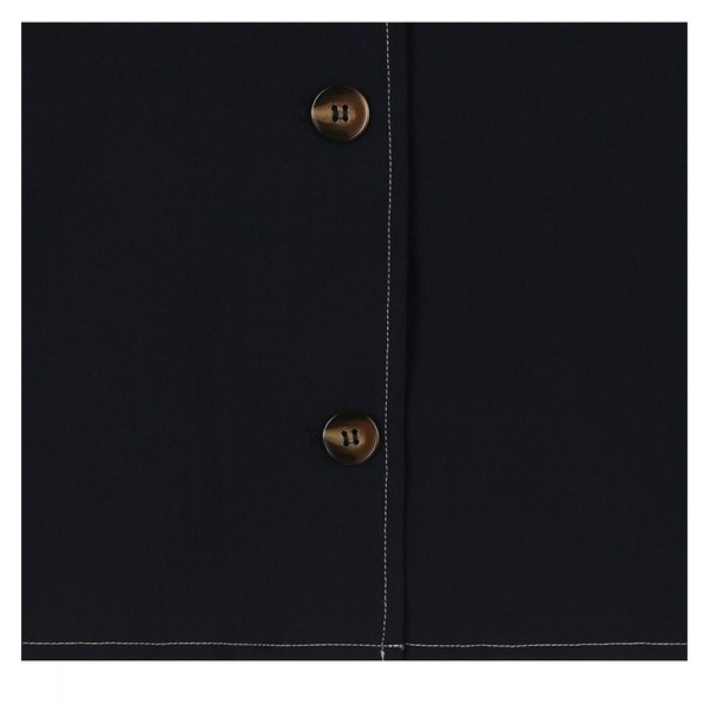 [ベスティヴェリ] ステッチカラーハーフブラウス (BIBAF7409)