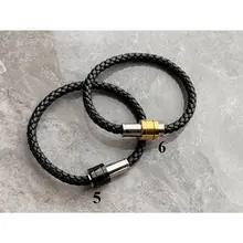 MB トレンディ メンズ ブレスレット - ステンレススチール レザー チェーン 完璧な贈り物 MB トレンディ メンズ ブレスレット - ステンレススチール レザー チェーン 完璧な贈り物